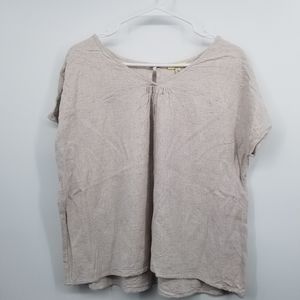 Kori America | Linen Blend Blouse - L